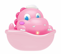 Automatic Dinosaur Bath Bubble Machine Toy - Electric Bubble Maker with Light & Stable Bathtub Base, Light-Up Toddler Bathtub Water Toy, Birthday Gift for Babies Girls